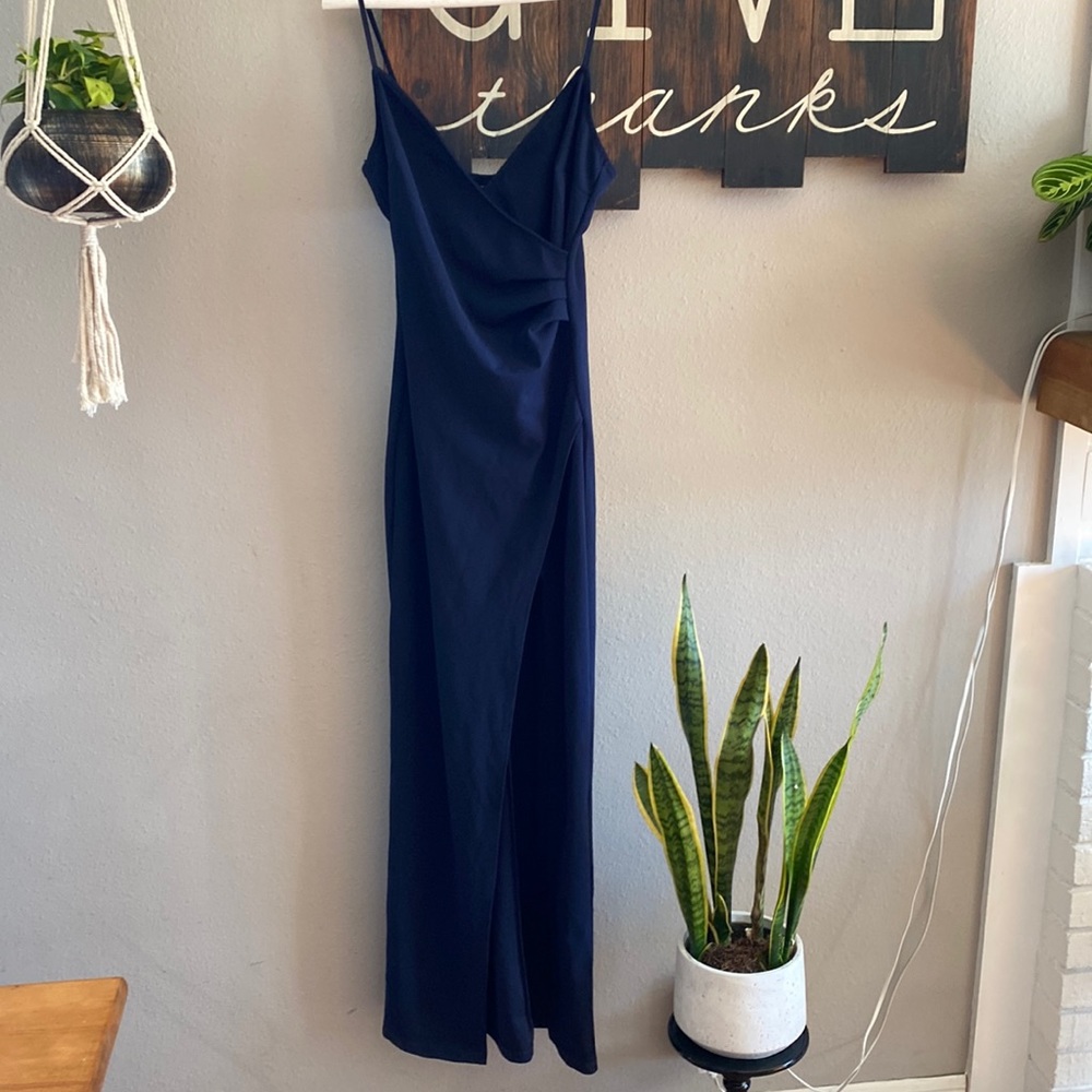 Windsor spaghetti thin strap maxi dress